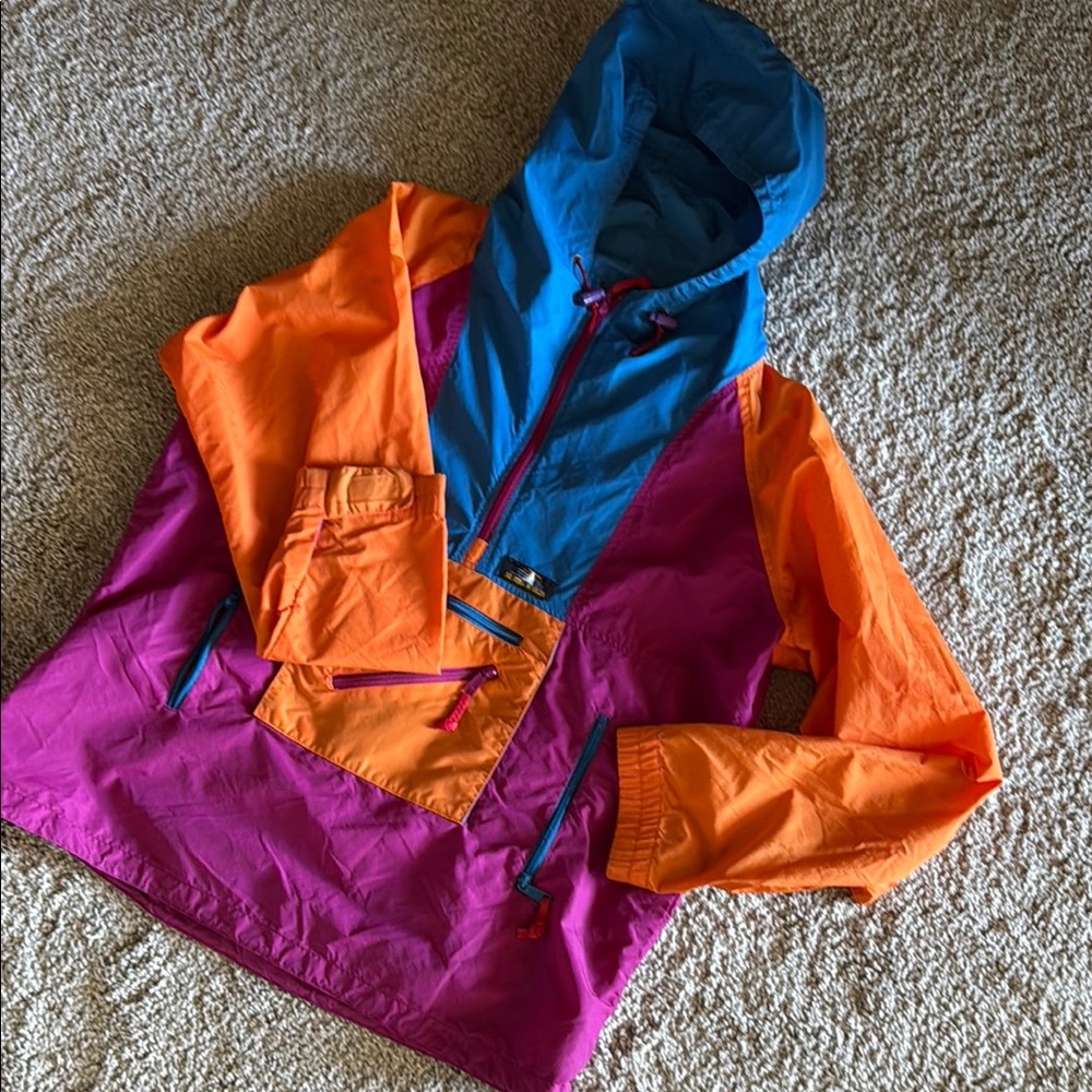 Colorful Hooded Windbreaker from 1992
